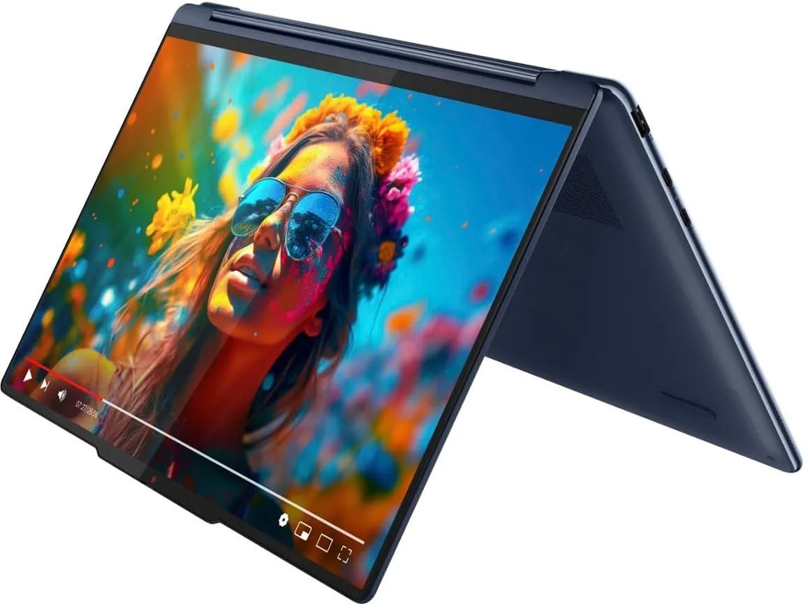 Lenovo Yoga 9i AI Powered 2-in-1 Laptop 14.0" 120 Hz Touchscreen OLED 2.8K (Intel Ultra 7-155H, 16GB LPDDR5X, 2TB PCIe SSD, Active Pen, Backlit KYB, FP Reader, 2 Thunderbolt 4, Win 11 Pro) w/DKZ Hub
