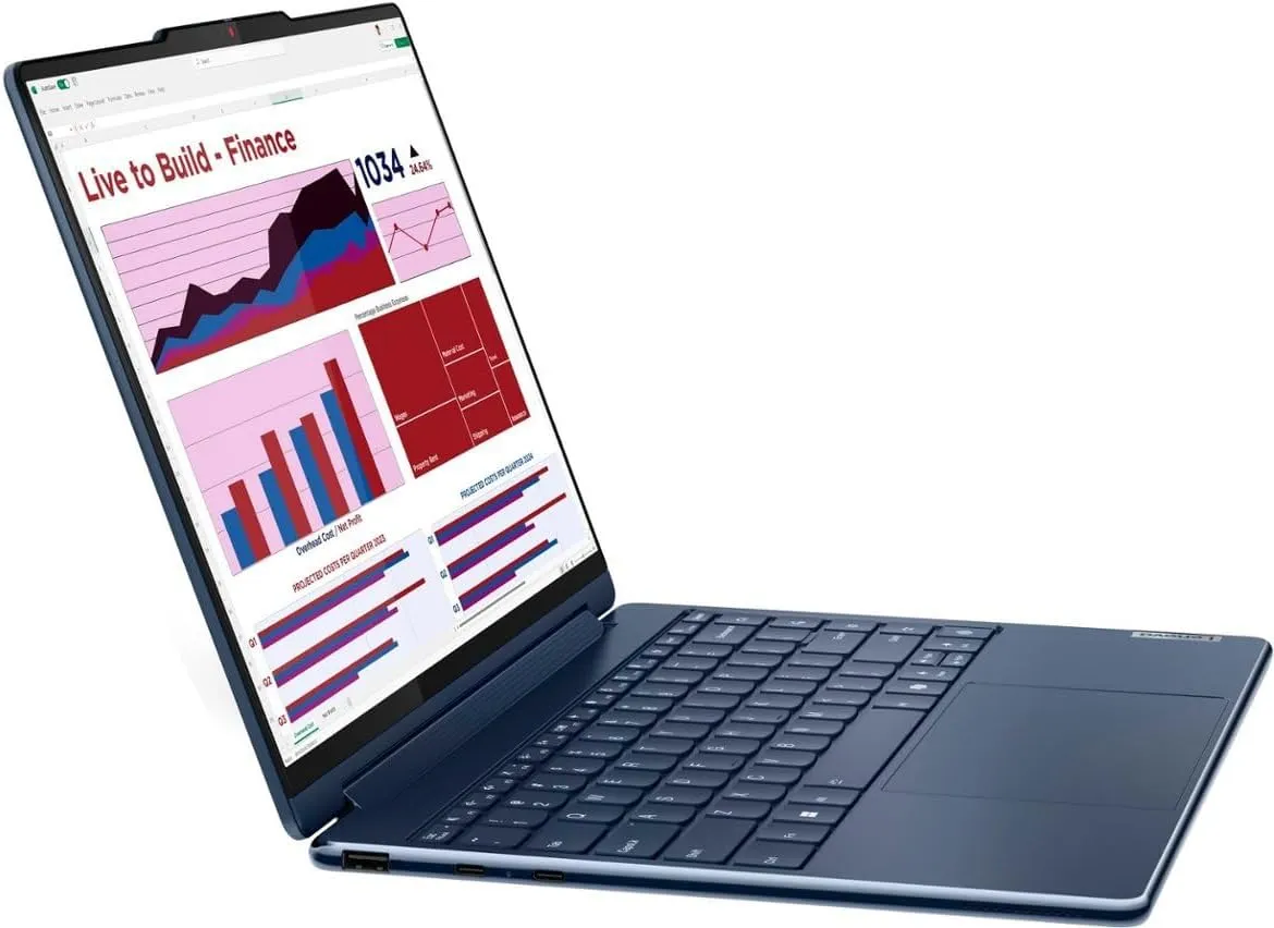Lenovo Yoga 9i AI Powered 2-in-1 Laptop 14.0" 120 Hz Touchscreen OLED 2.8K (Intel Ultra 7-155H, 16GB LPDDR5X, 2TB PCIe SSD, Active Pen, Backlit KYB, FP Reader, 2 Thunderbolt 4, Win 11 Pro) w/DKZ Hub