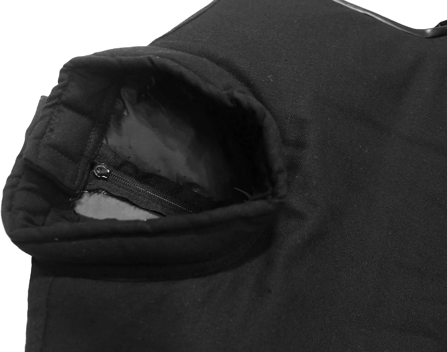LEONARK Padded Fencing Sport Coach Vest Canvas Long Sleeve or Sleeveless Jacket Armoury Hema Fencing Training Protective Suit