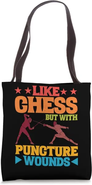 Like Chess But With Puncture Wounds - Tote Bag