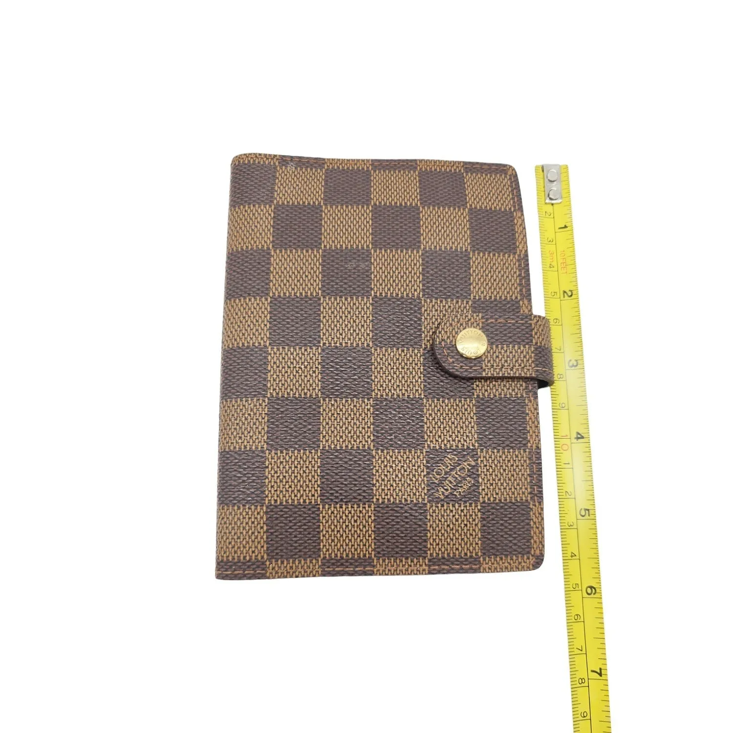 Louis Vuitton Damier Ebene Small Ring Agenda Cover