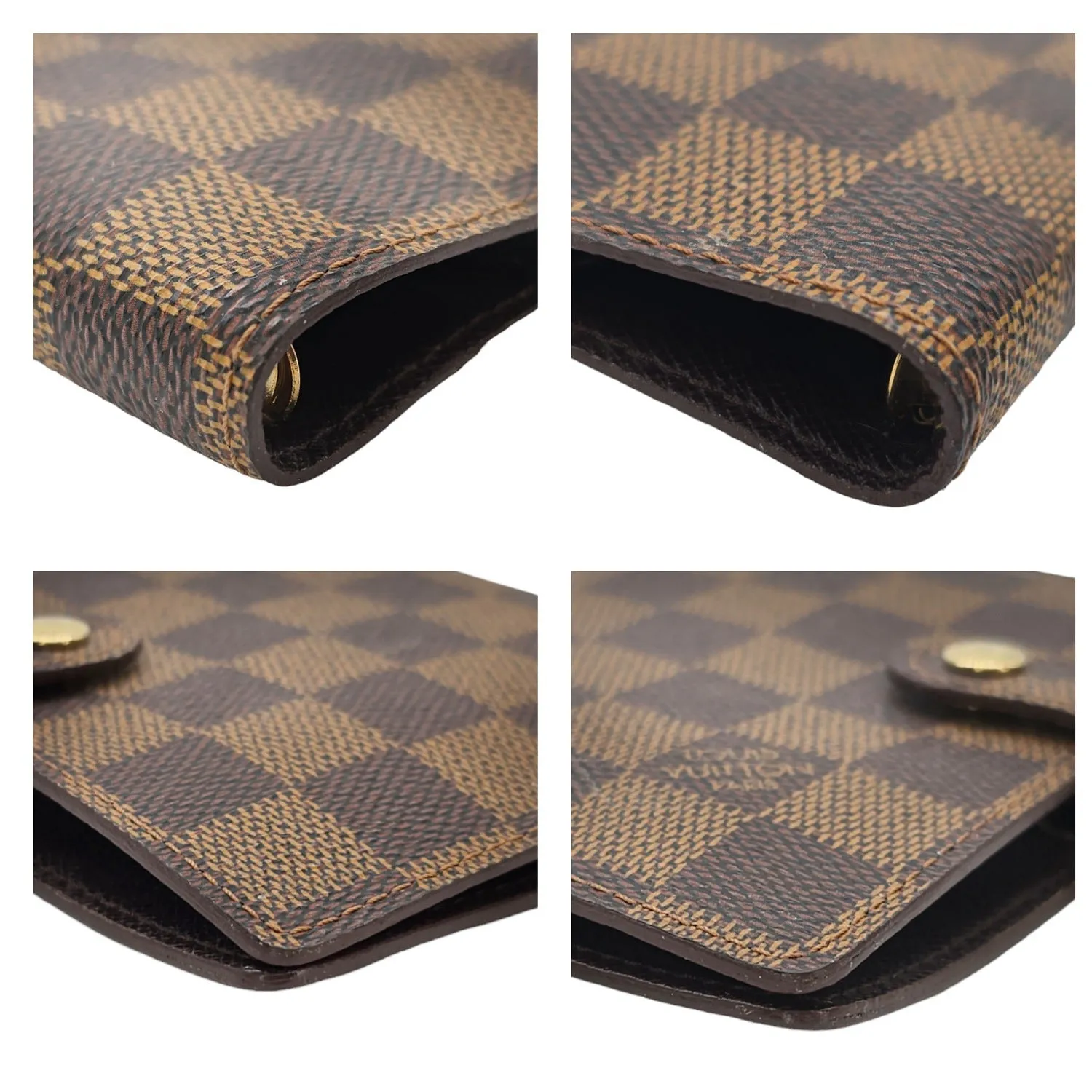 Louis Vuitton Damier Ebene Small Ring Agenda Cover