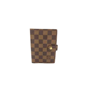 Louis Vuitton Damier Ebene Small Ring Agenda Cover
