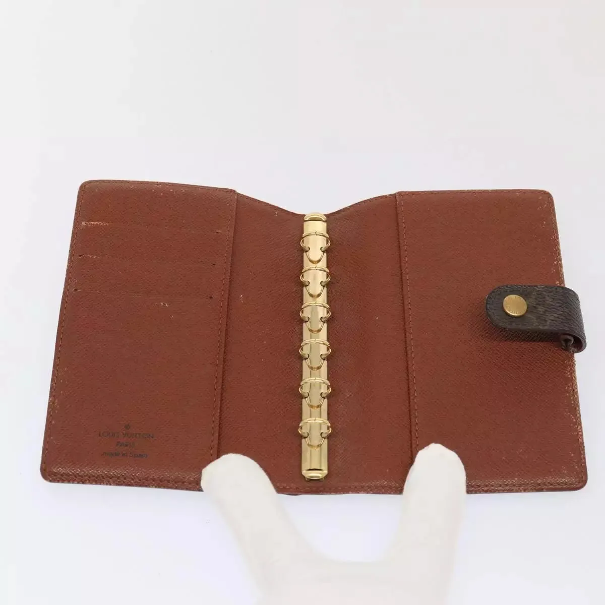 LOUIS VUITTON Monogram Small Ring Agenda Cover CA0050
