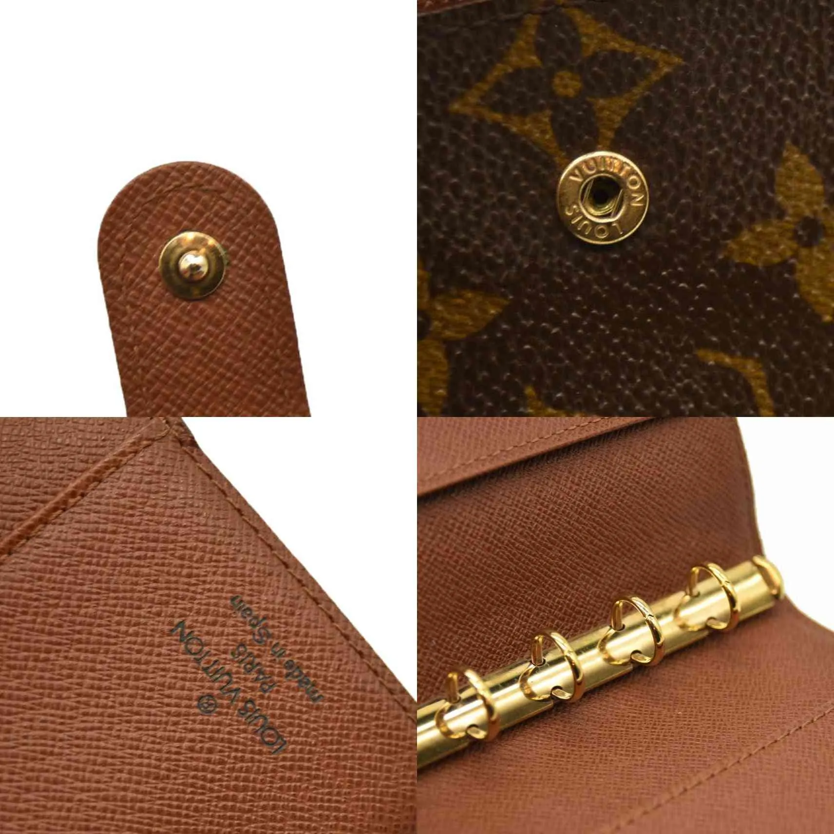 Louis Vuitton  Monogram Small Ring Agenda Cover CA0949