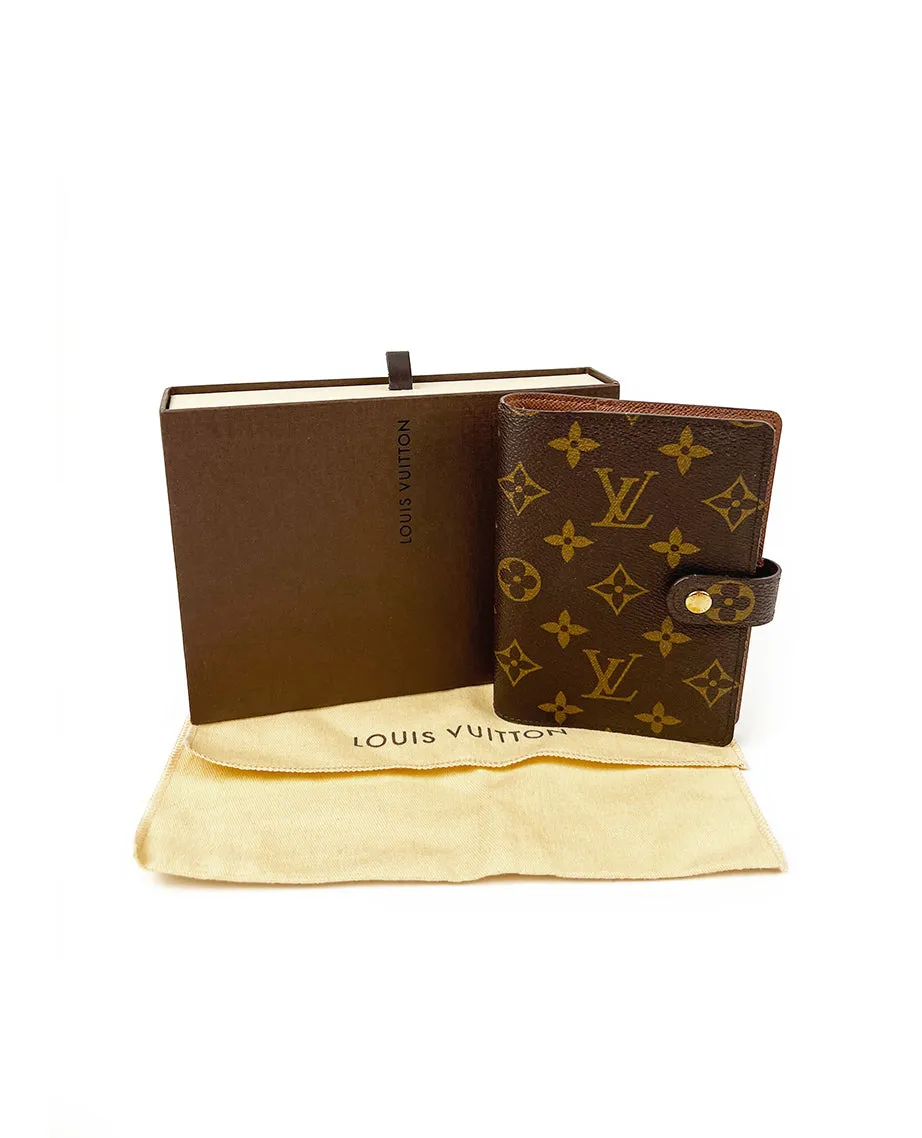 Louis Vuitton Small Ring Agenda Cover Monogram