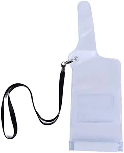 Lsgoodcare Portable Two Way Radio Waterproof Rainproof Bag Case Pouch Compatible with Motorola Kenwood Midland UV 82 BF 888S UV-5R Walkie Talkie Radio White