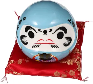 Luxshiny Dharma Piggy Bank Adorable Jar for Boys and Girls Room Home Decor Japanese Style Ceramic Money Bank for Saving for Birthdays Special Occasions