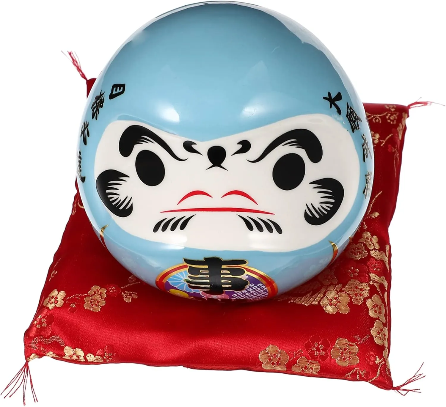 Luxshiny Dharma Piggy Bank Adorable Jar for Boys and Girls Room Home Decor Japanese Style Ceramic Money Bank for Saving for Birthdays Special Occasions