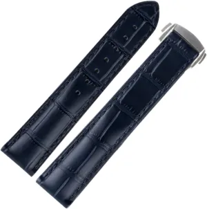 Luxury Watch Band For Omega Strap Seamaster Genuine Leather Bracelet Deployment Buckle Tool Replacement Watch Accessories Parts