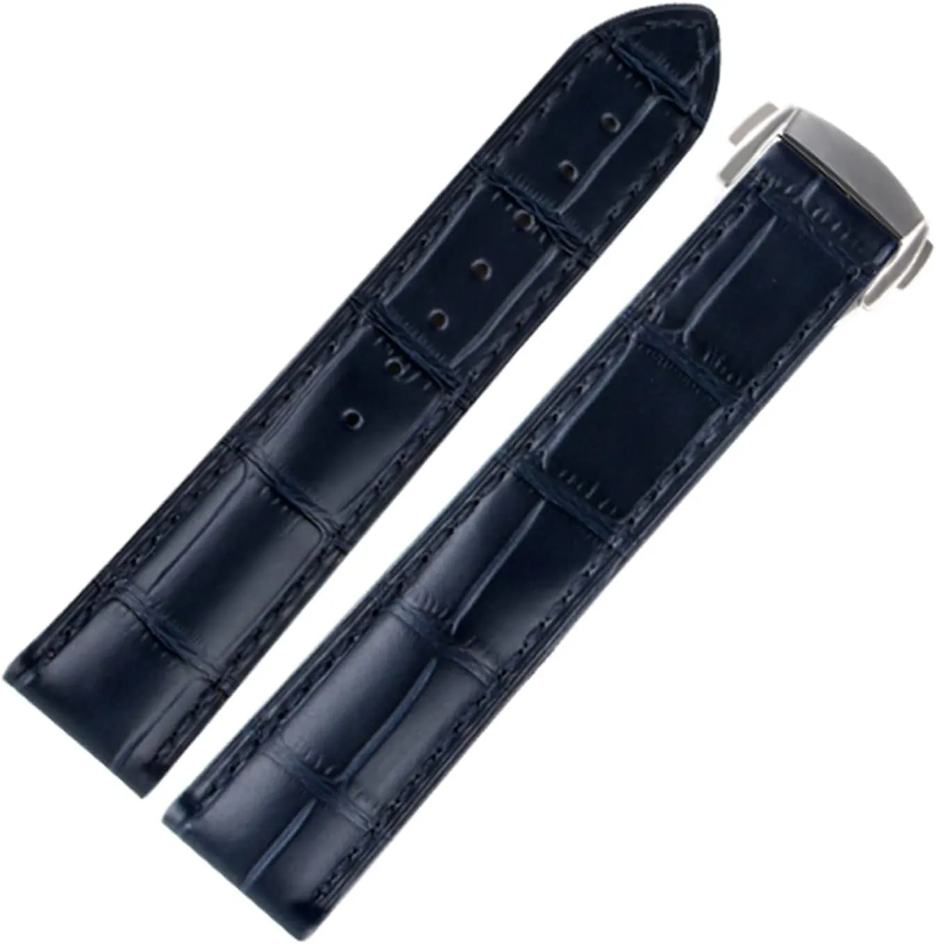 Luxury Watch Band For Omega Strap Seamaster Genuine Leather Bracelet Deployment Buckle Tool Replacement Watch Accessories Parts