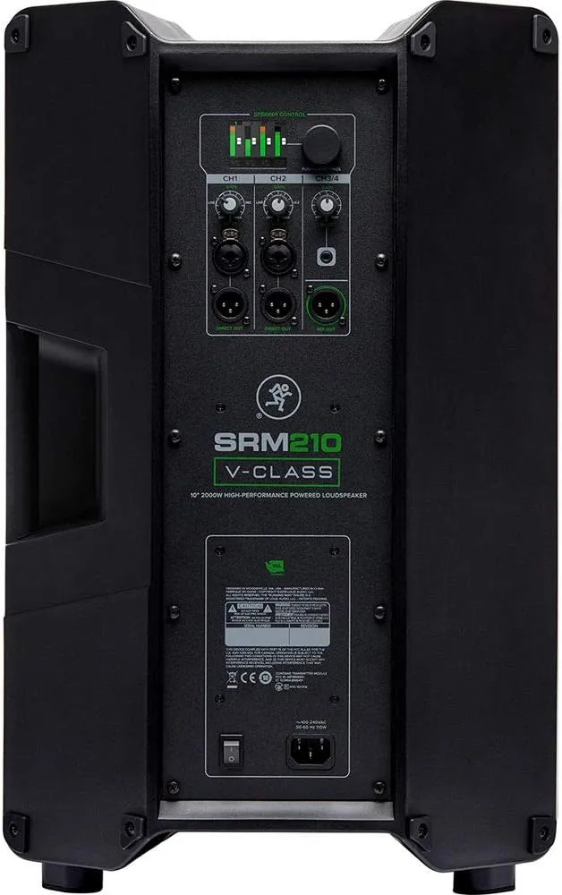 Mackie SRM210 V-Class 2000W 10 inch Powered Speaker