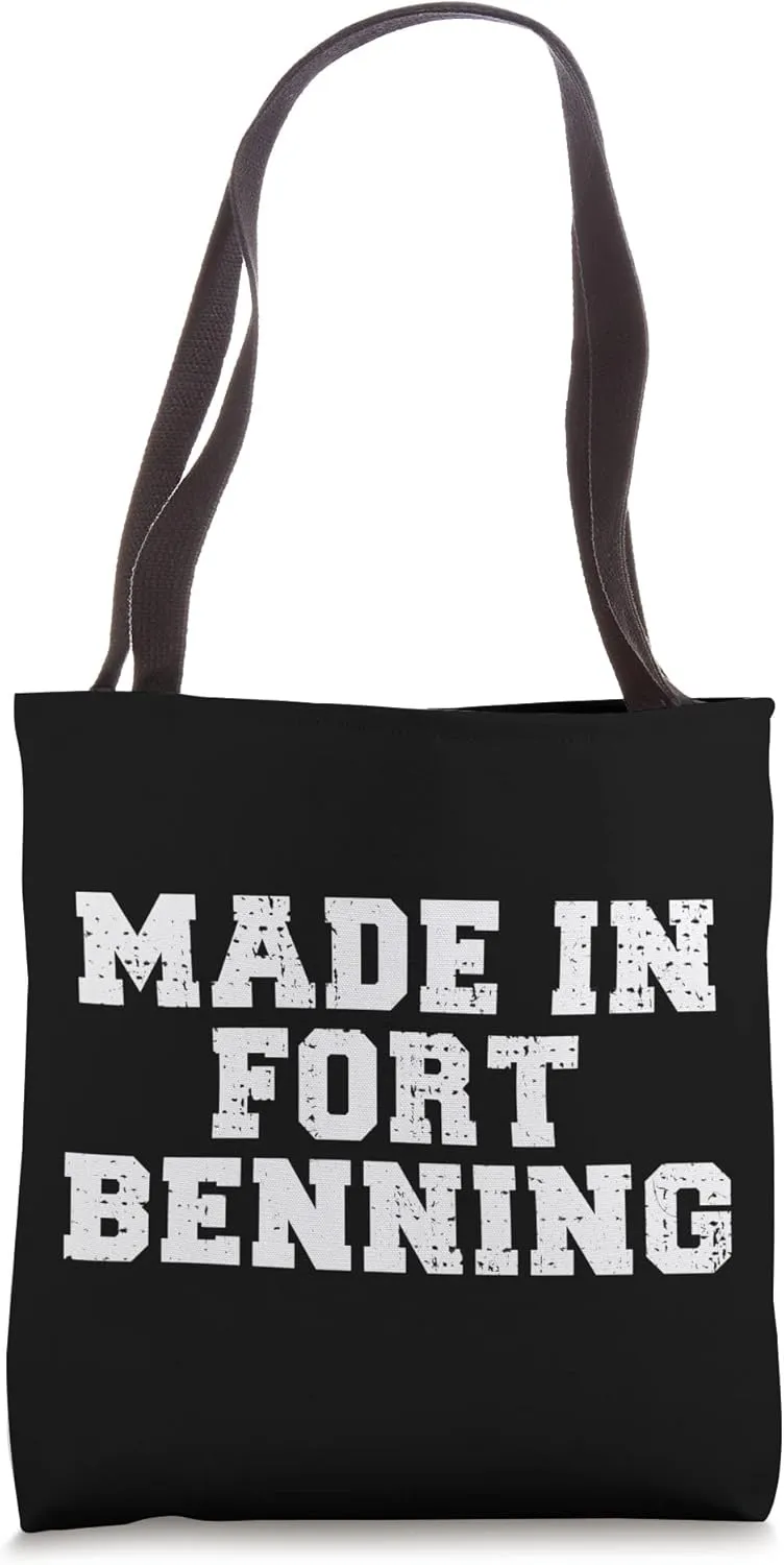 Made In Fort Benning Basic Training Recruit Graduation Tote Bag