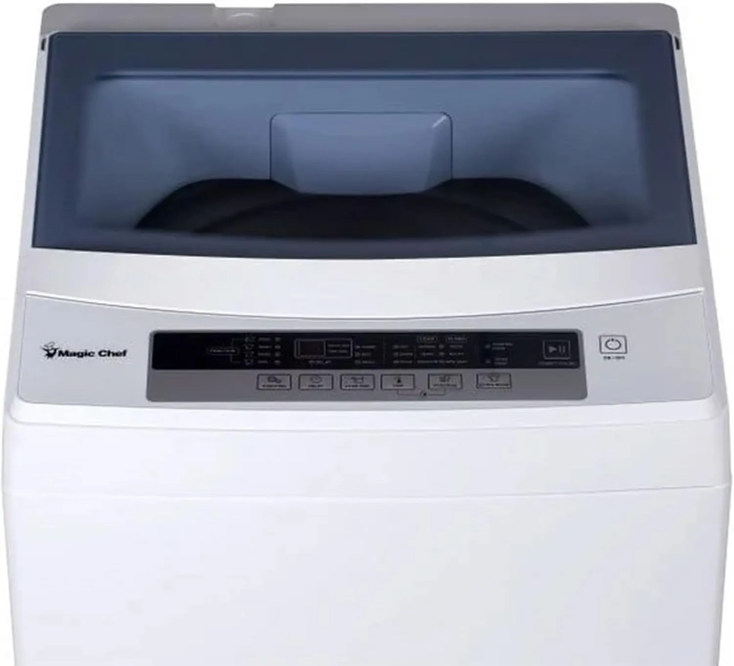 Magic Chef Top Load Washing Machine, Portable Washer, LED Display, 1.7 Cubic Feet, White