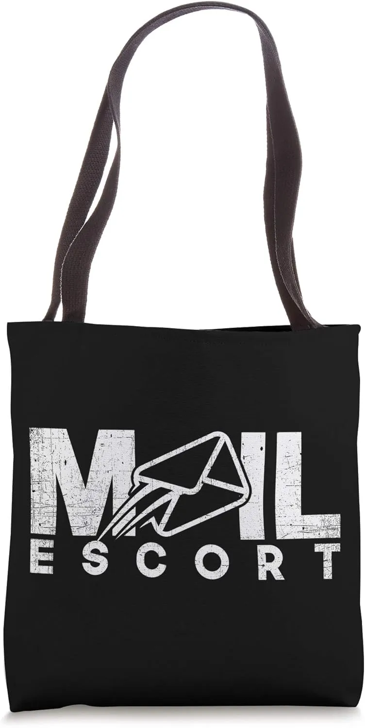 Mail Carrier Funny Postal Theme Mail Escort Tote Bag