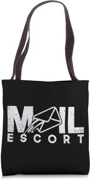 Mail Carrier Funny Postal Theme Mail Escort Tote Bag