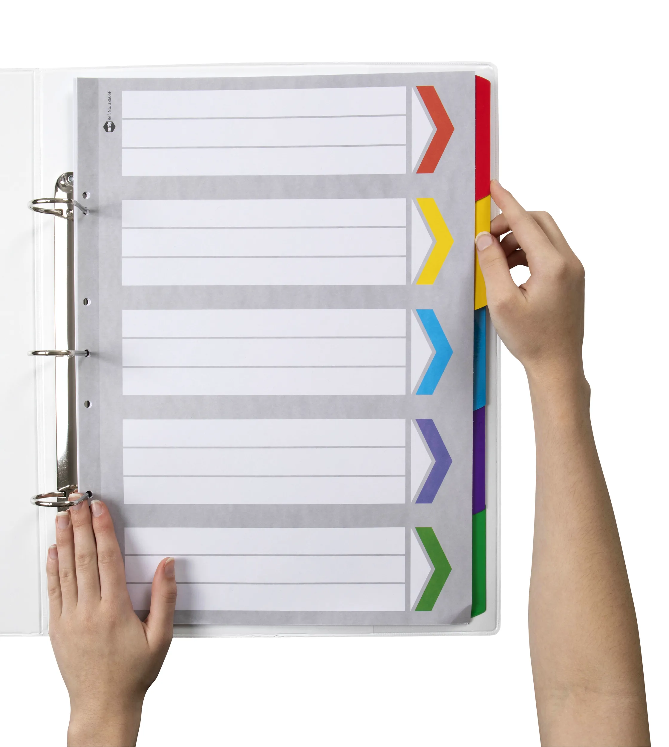 Marbig A3 Portrait Indices/Divider, 5 Tabs