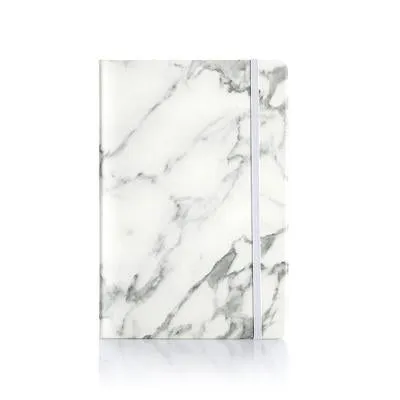 Marble Print Leather Notebook
