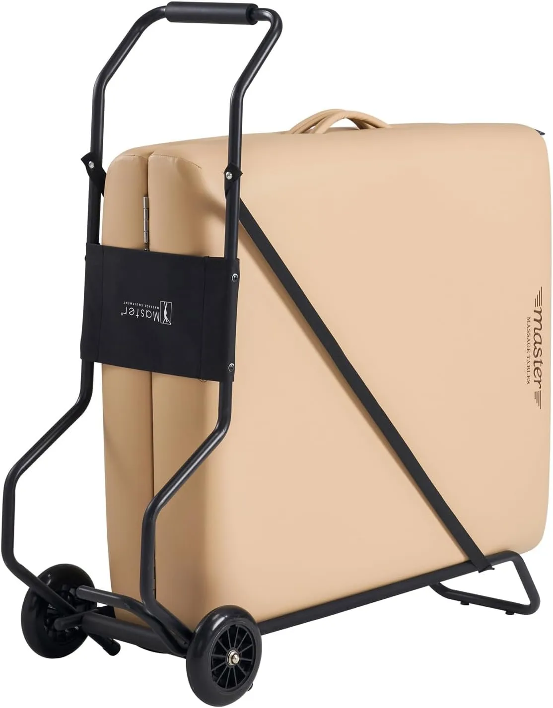 Master Massage Table Traveler Cart, Portable Foldable Salon Spa Beauty Bed Carrier Trolley for Professional Massage Therapist with Wheels Up to 32" Wheeled Massage Table Cart Fit All Brands