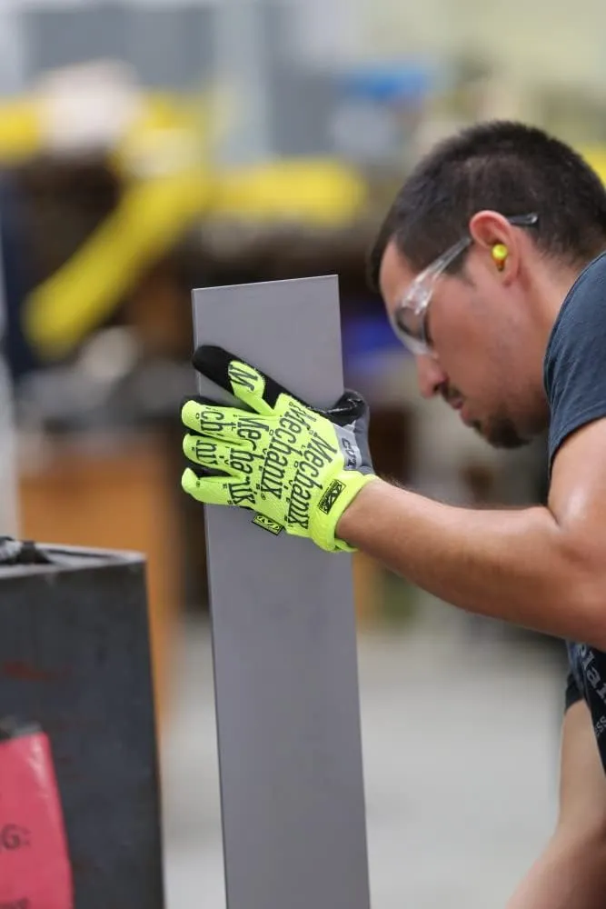 Mechanix Wear Size 9 The Original E5 Armortex And TrekDry Hi-Viz Cut Resistant Gloves, Fluorescent Yellow & Orange, Medium (SMG-C91-009)
