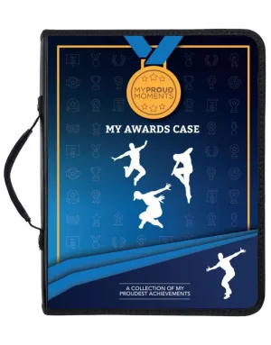 Medal & Certificate Case - Blue Dance