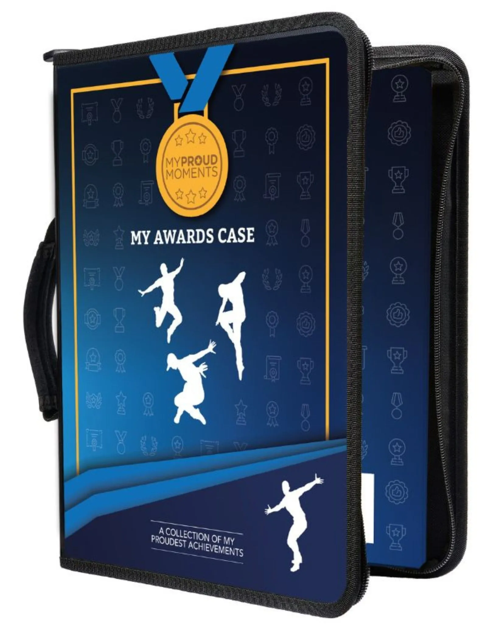 Medal & Certificate Case - Blue Dance