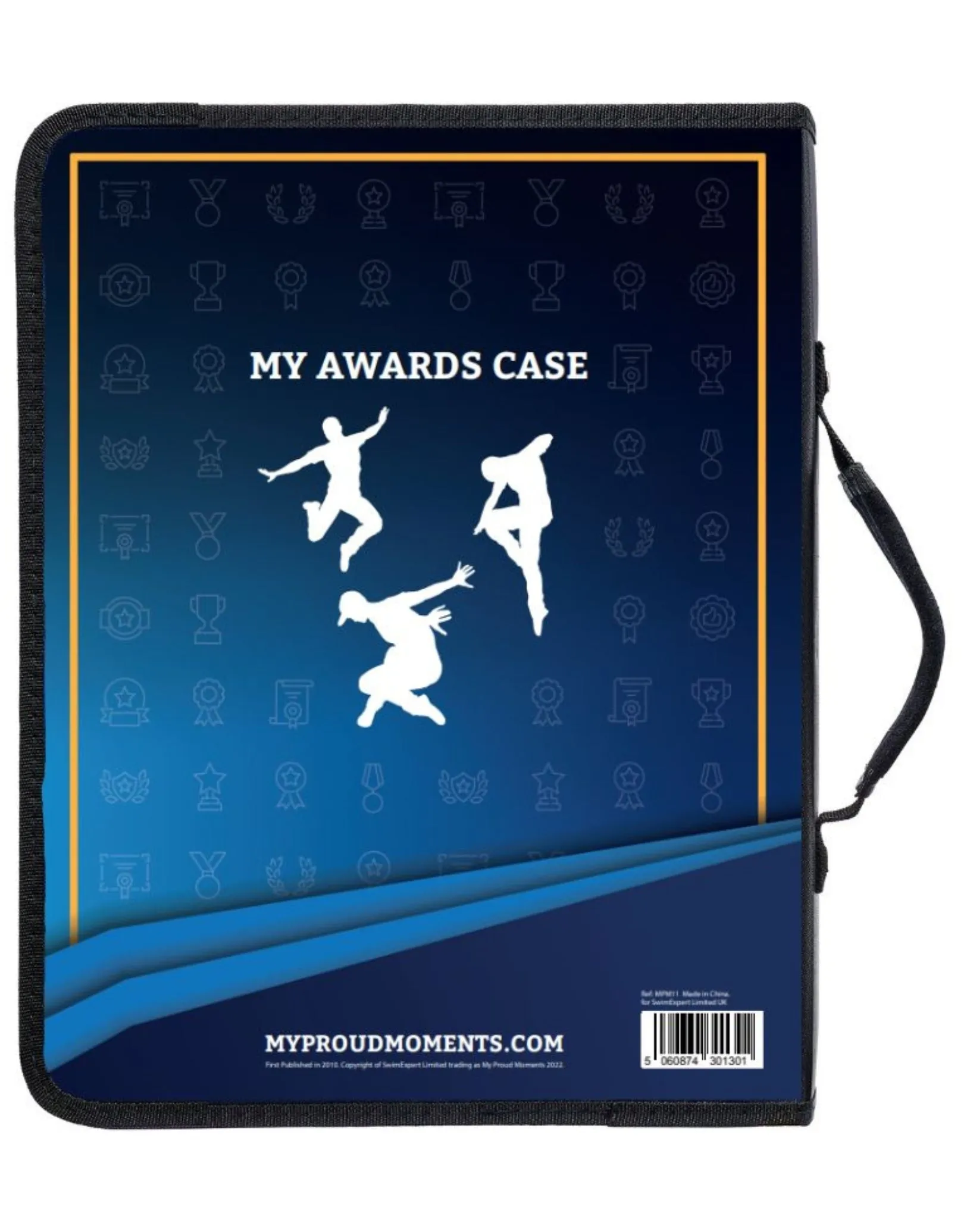 Medal & Certificate Case - Blue Dance