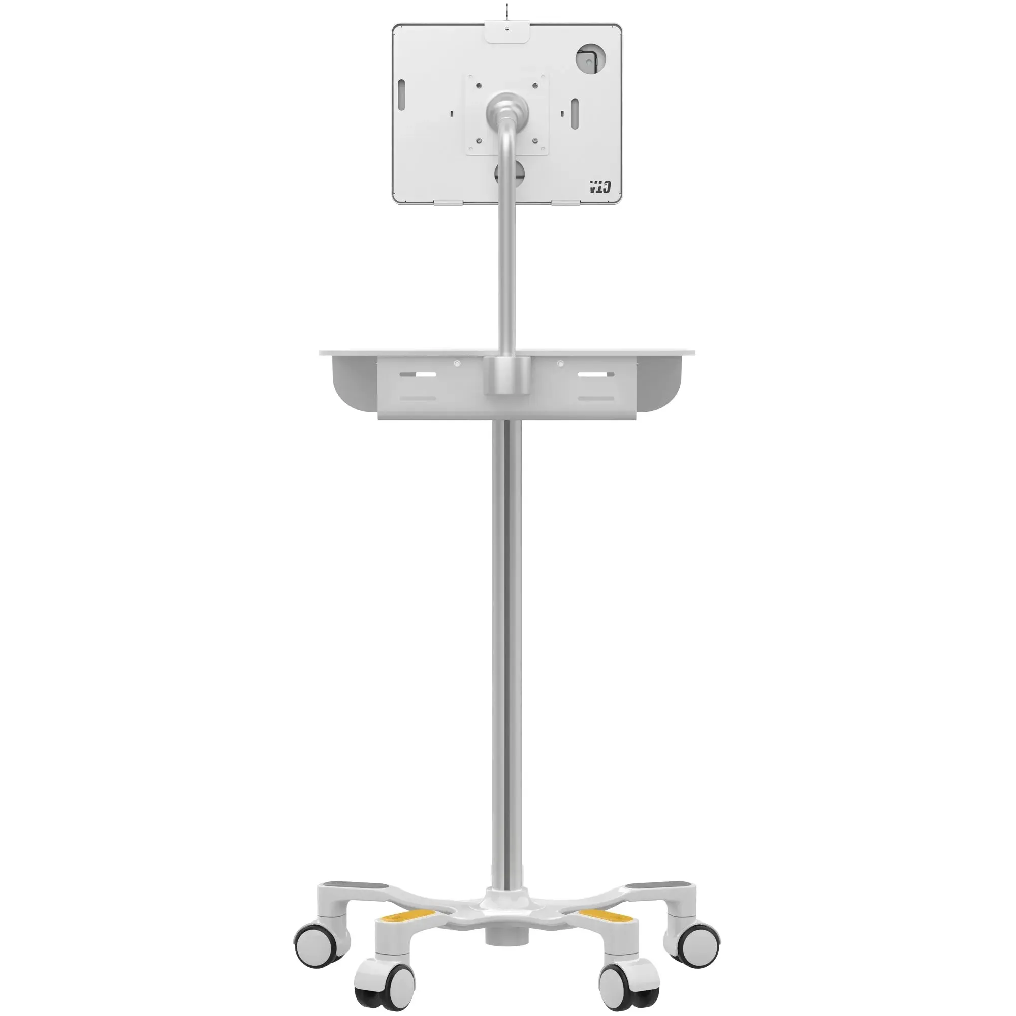 Medical Grade Anti-Microbial Floor Stand with Premium Locking Enclosure