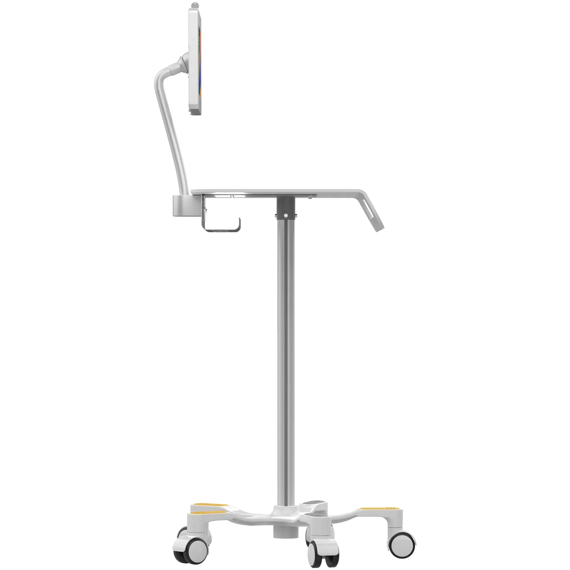 Medical Grade Anti-Microbial Floor Stand with Premium Locking Enclosure
