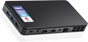 MeLE Overclock4C Mini PC, 12th Alder Lake-N100(up to 3.4GHz,4C/4T), 16GB DDR4 512GB Micro Desktop Computer, 4K Triple Display, All-in-one USB-C, USB3.2/WiFi/BT/Ethernet on Business Home Office