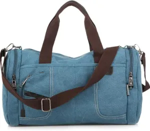 Men's and Women's Large Sports Training Fitness Durable Multifunctional Handbag Crossbody Bag Outdoor Canvas Padded Bag