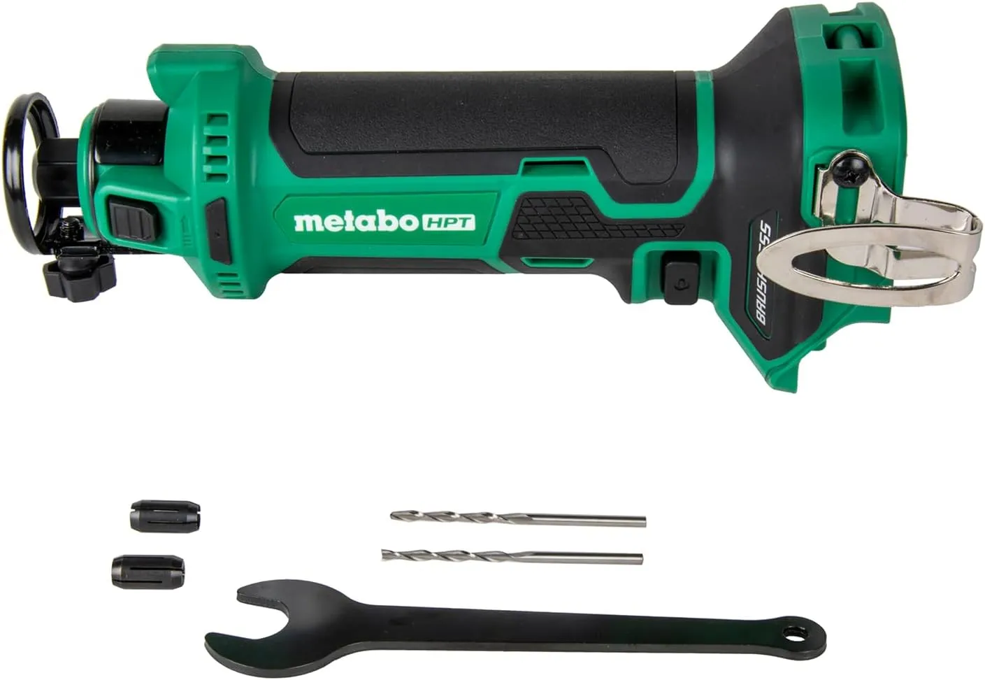Metabo HPT 18V MultiVolt Cordless Drywall Cut Out Tool, Brushless Motor, 28,000 RPM, Interchangeable Collets, Unique Soft Start, Ergonomic Design, LED Light, Belt Hook, Tool Body Only, M18DYAQ4
