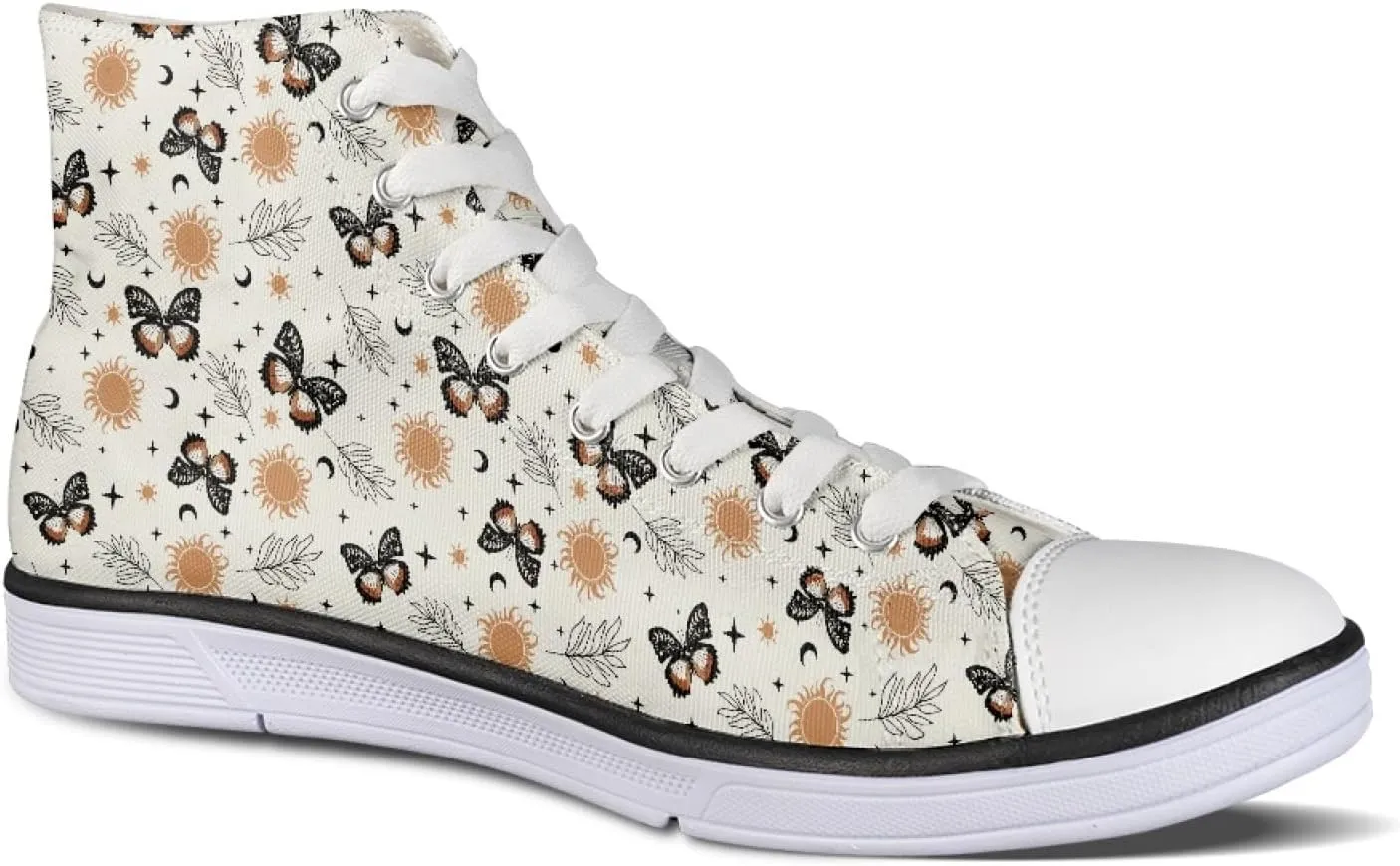 Micoklinlin Womens Canvas Shoes High Top Teens Girls Canvas Sneakers Tennis Shoe Lace Up Casual Classic Flat Walking Shoes