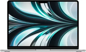 Mid 2022 Apple MacBook Air with Apple M2 Chip (13.6-inch, 8GB RAM, 256GB SSD) - Silver (Renewed)