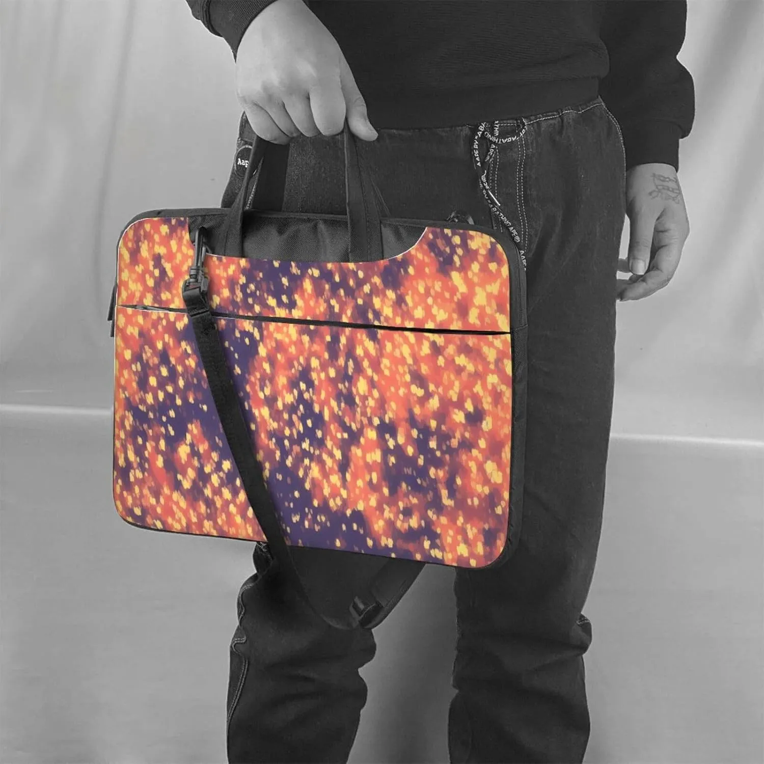 Middle Ages Pattern Laptop Shoulder Bag Notebook Computer Case Briefcase With Shoulder Straps And Handle
