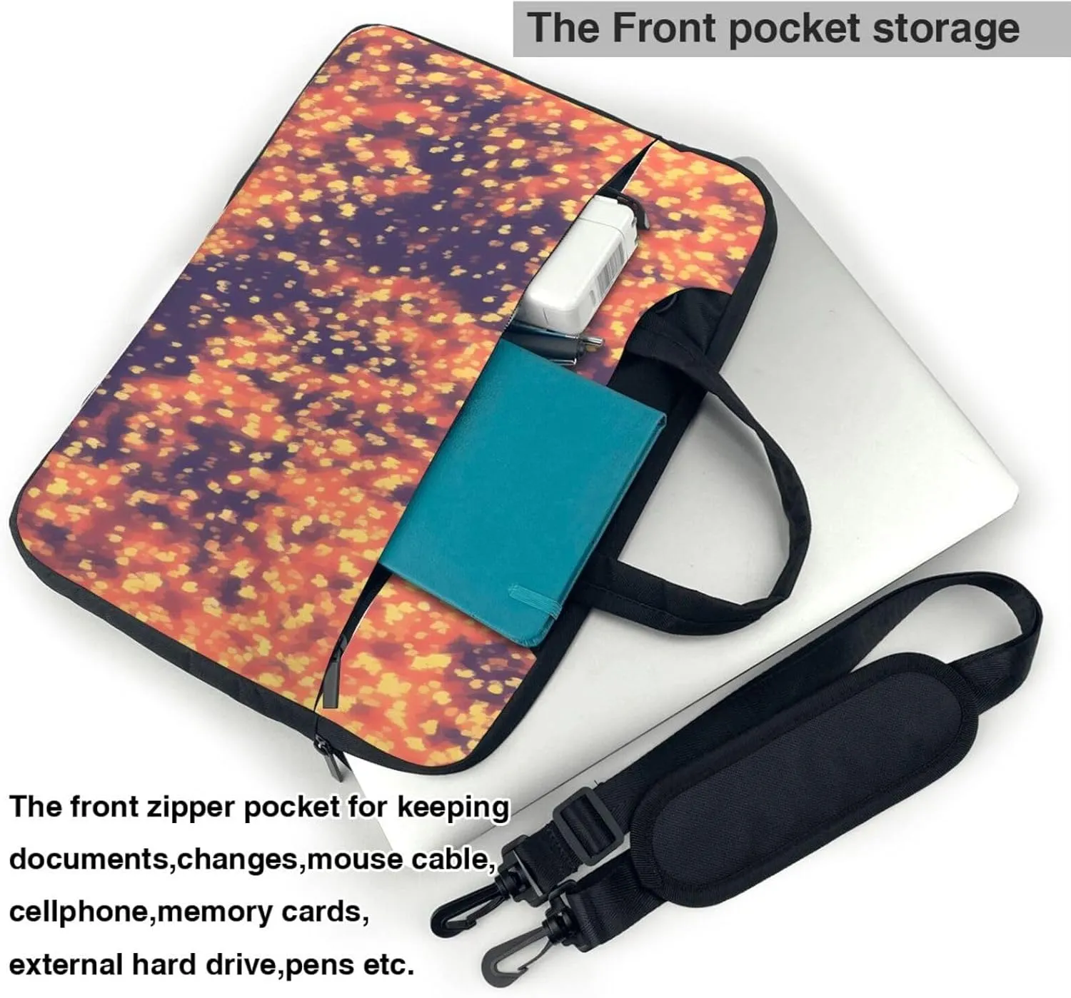 Middle Ages Pattern Laptop Shoulder Bag Notebook Computer Case Briefcase With Shoulder Straps And Handle
