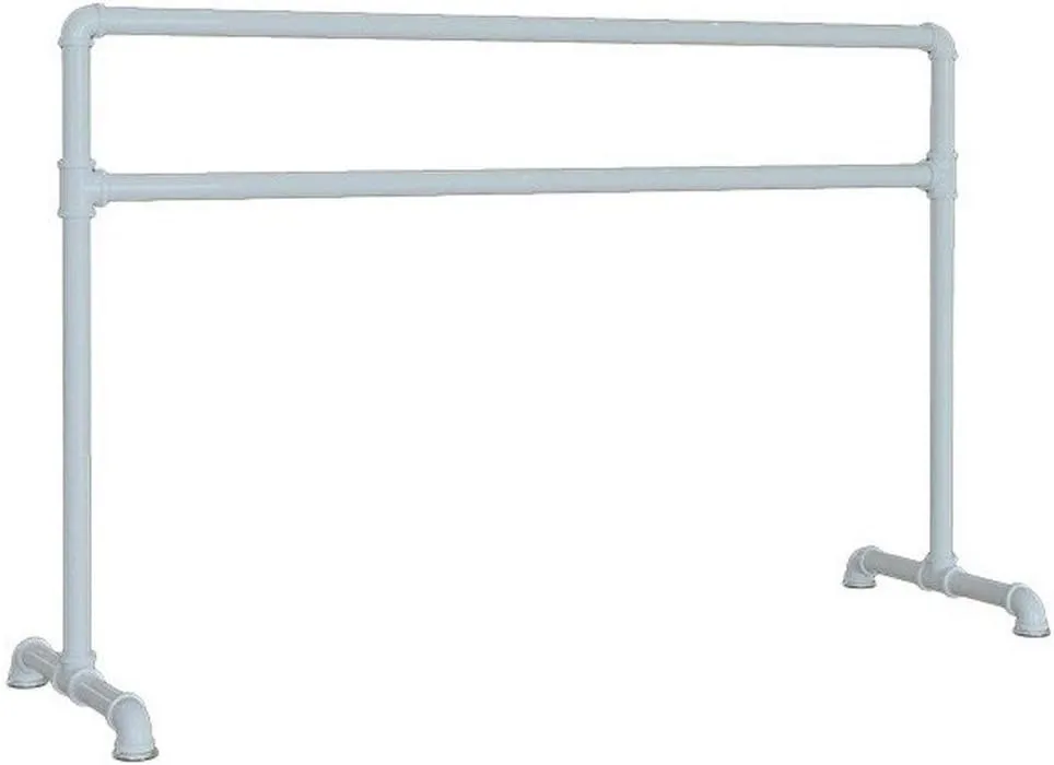Mobile Ballet Bar Home Stretch Dance Bar Adult Home Or Studio Dancing with Triangular Reinforced Bracket,Double Layer-1.5M