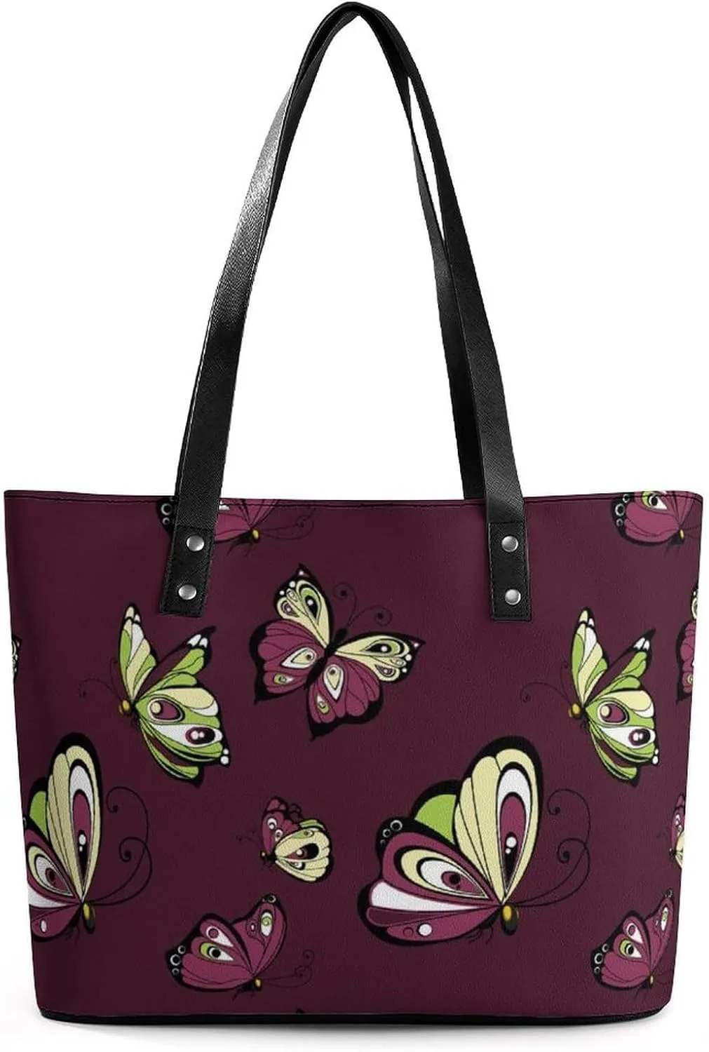 Modern PU Leather Shoulder Bag for Women, PU Leather Work Shoulder Bag, PU Leather Shopping Tote for Travel Outdoor