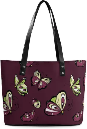 Modern PU Leather Shoulder Bag for Women, PU Leather Work Shoulder Bag, PU Leather Shopping Tote for Travel Outdoor