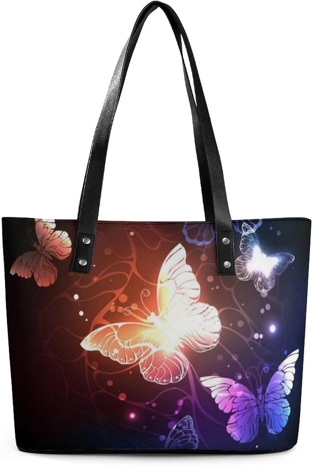 Modern PU Leather Shoulder Bag for Women, PU Leather Work Shoulder Bag, PU Leather Shopping Tote for Travel Outdoor