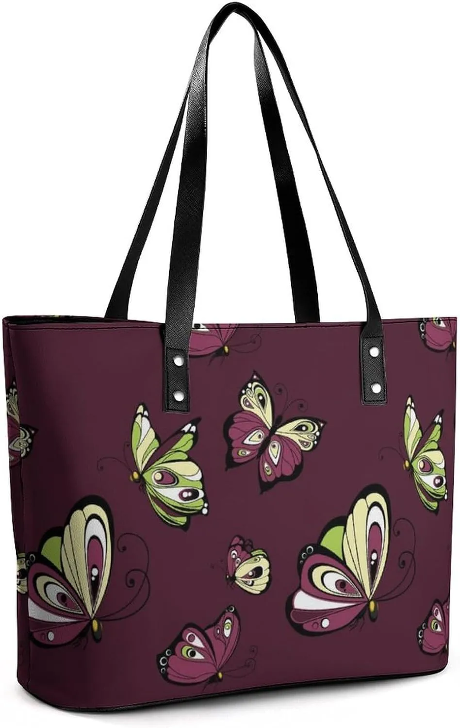 Modern PU Leather Shoulder Bag for Women, PU Leather Work Shoulder Bag, PU Leather Shopping Tote for Travel Outdoor