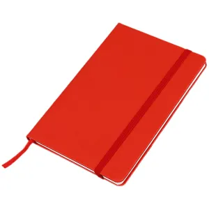 MODODO Hardcover PU Notebook B5 Notepad Solid Color Leather Office Journal Elastic Strap 80 Sheets Wide Linded