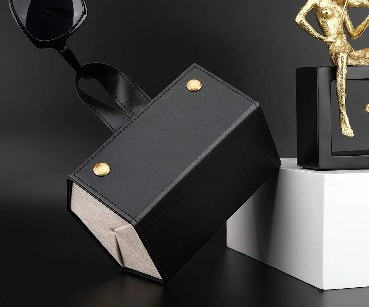 MoKo Sunglasses Organizer, Travel Glasses Case Storage Portable Sunglasses Storage Case for Women Men