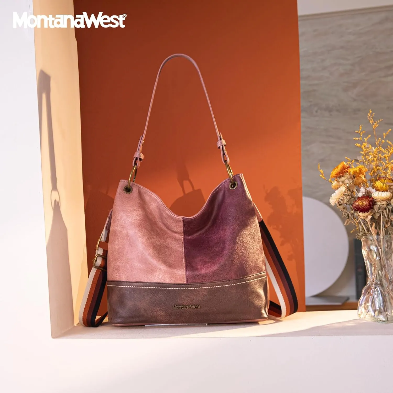 Montana West Purses for Women Hobo Shoulder Handbags with Zipper