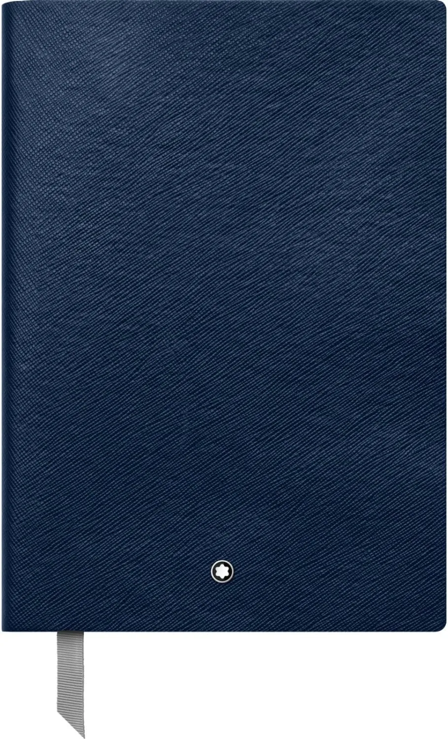 Montblanc Notebook Indigo Squared #146 Fine Stationery 113639 – Elegant Journal with Leather Binding and Quadrille Pages – 1 x (5.9 x 8.2 in.)