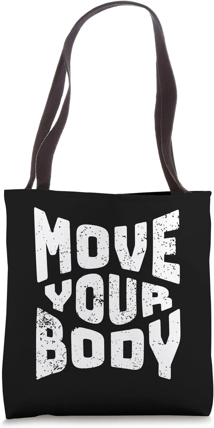 Motivation Inspiration Positive Gym Dance Festivals Fitness Tote Bag