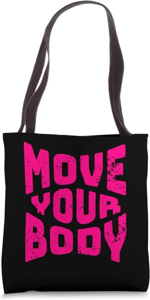 Motivation Inspiration Positive Gym Dance Festivals Fitness Tote Bag
