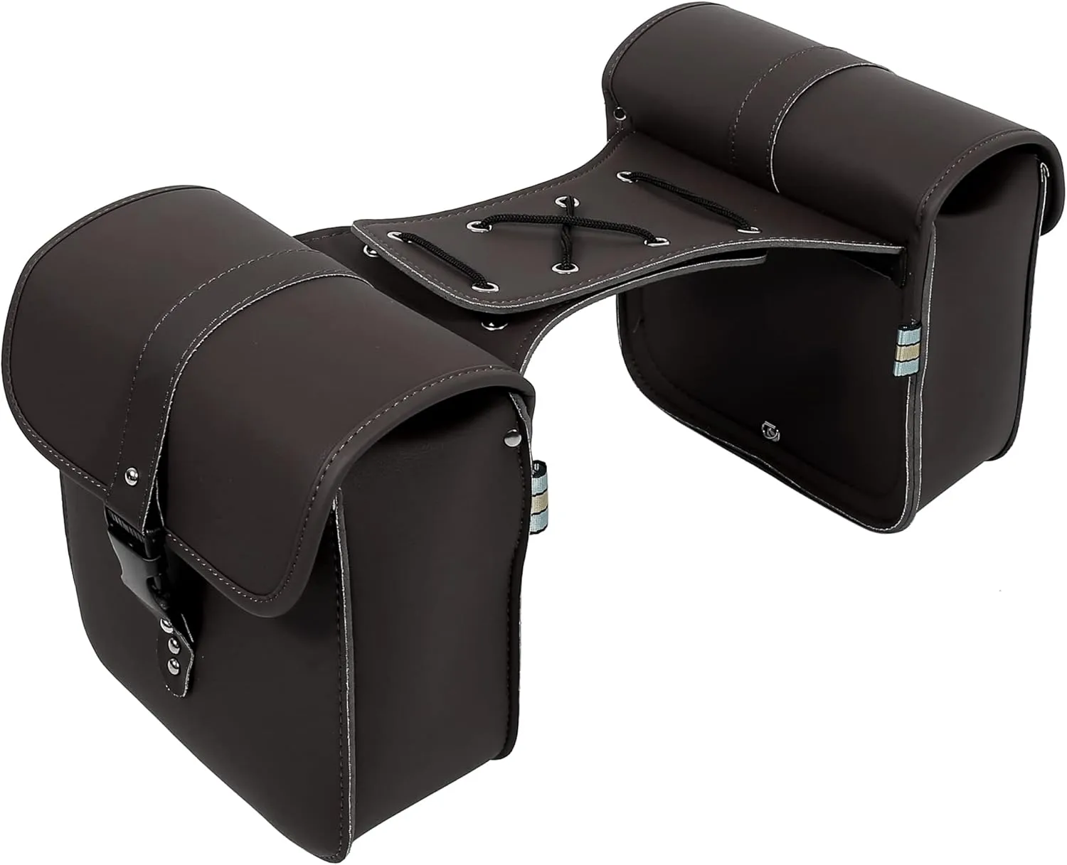 Motoforti Pair Motorcycle Saddlebag Side Tool Bags Cycling Luggage Bag Waterproof Quick Release Buckles