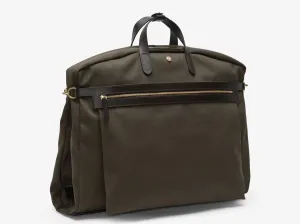M/S Suit Carrier - Army/Dark Brown