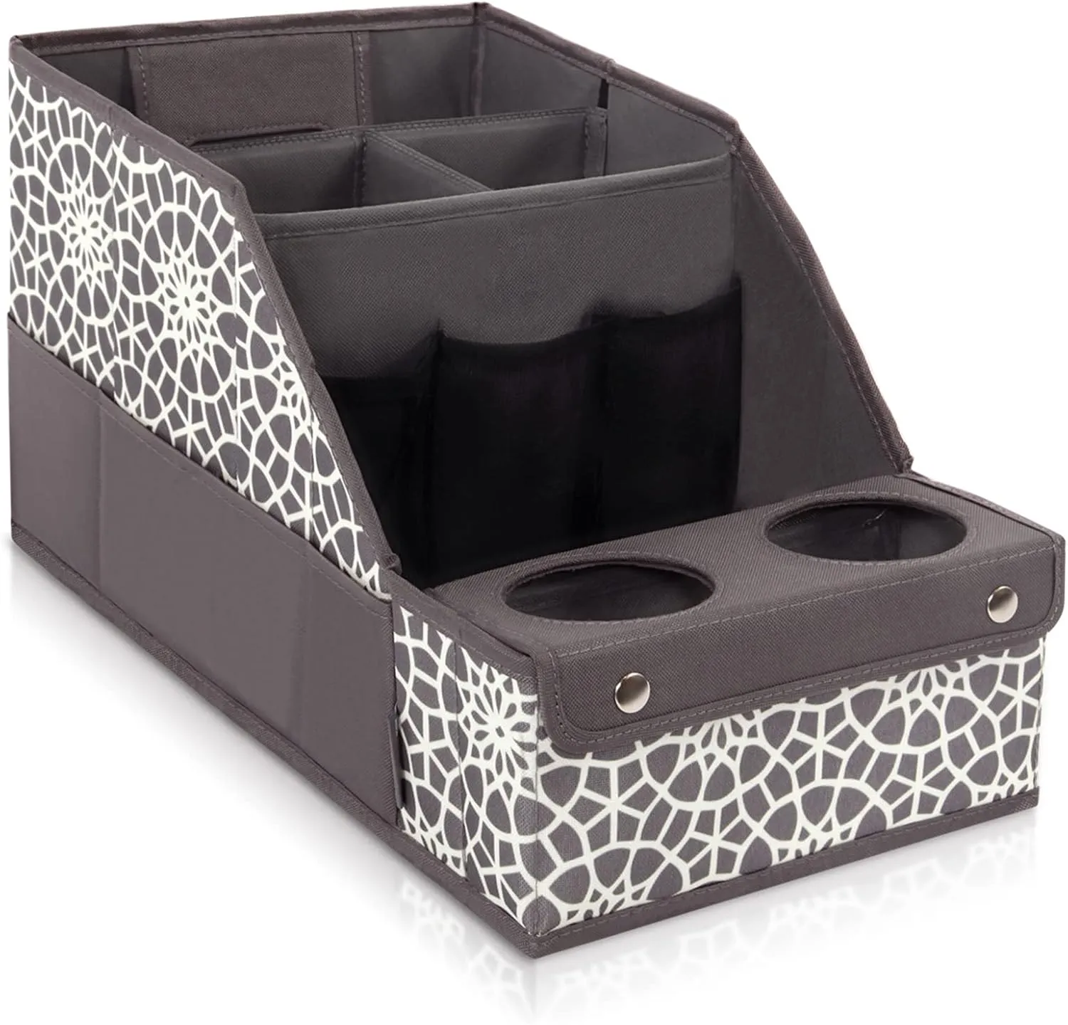 MULISOFT Car Seat Organizer - Backseat with 11 Compartments, 2 Cup Holders, and 2 Oversized Side Pockets for Travel and Storage